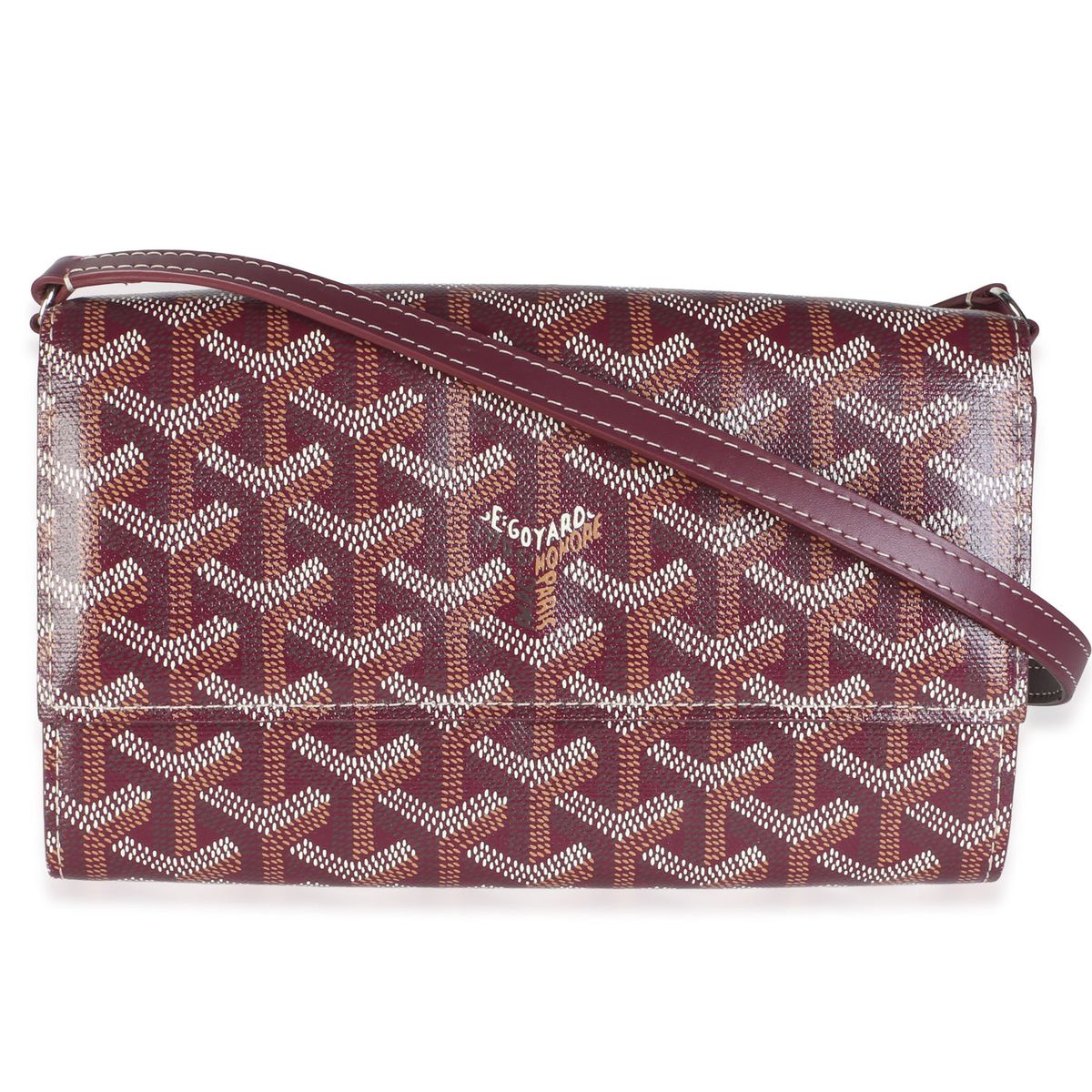 Goyard Varenne Continental Wallet in Burgundy